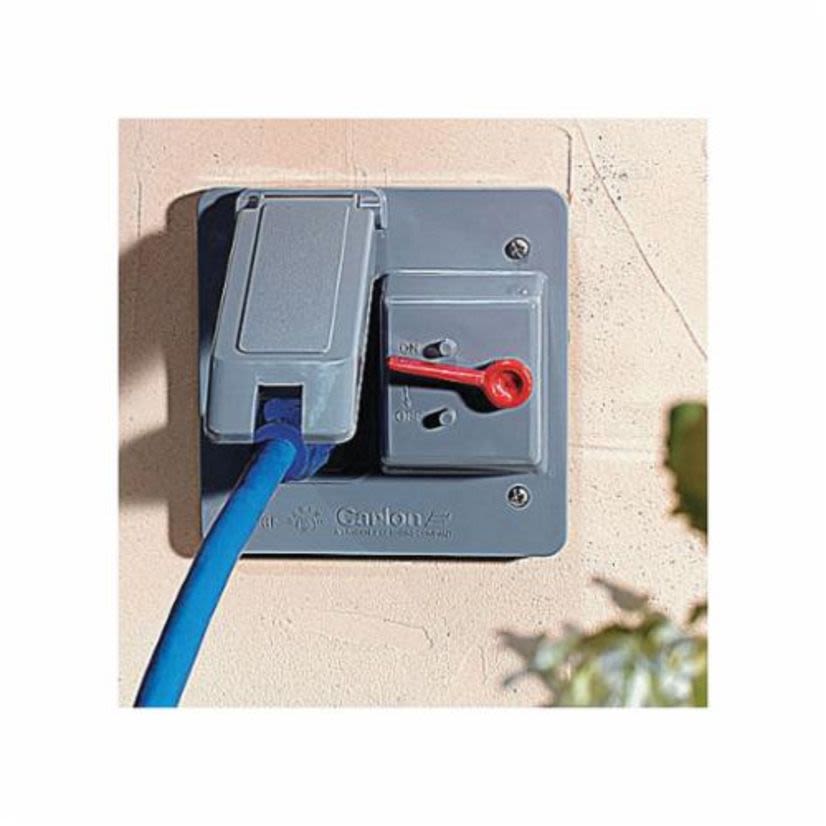 Carlon E9G2DSN Non-Metallic Weatherproof Cover